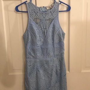 Light blue lace dress